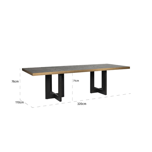 Cameron 8-10 Seater Dining Table Large